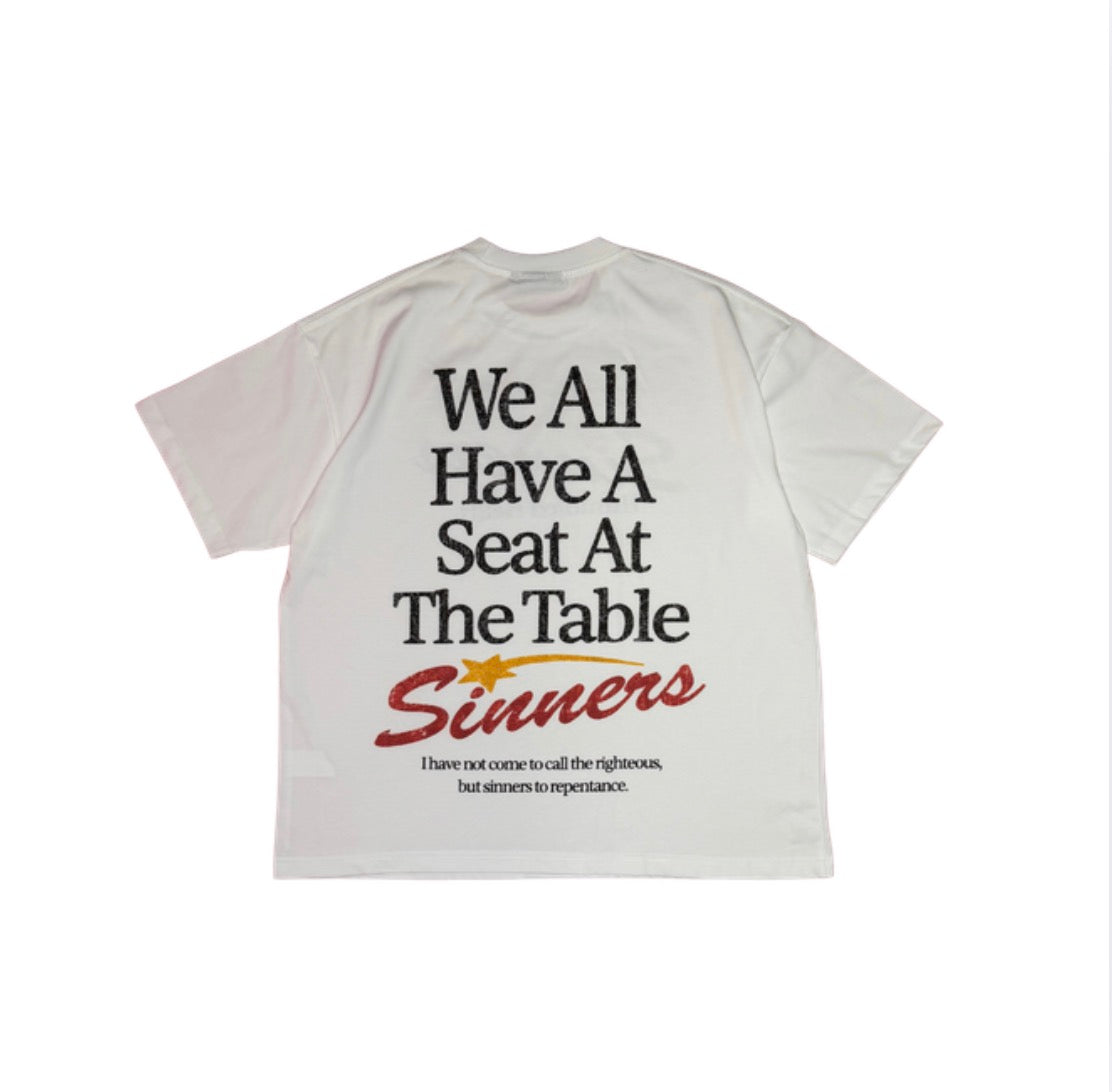 WE ALL HAVE A SEAT TEE