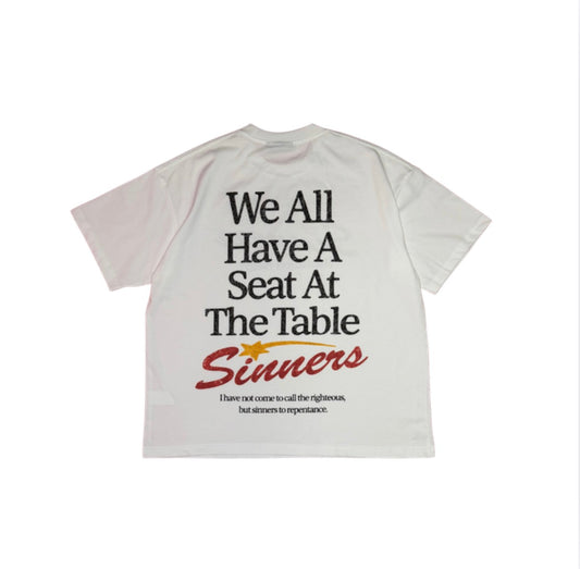 WE ALL HAVE A SEAT TEE